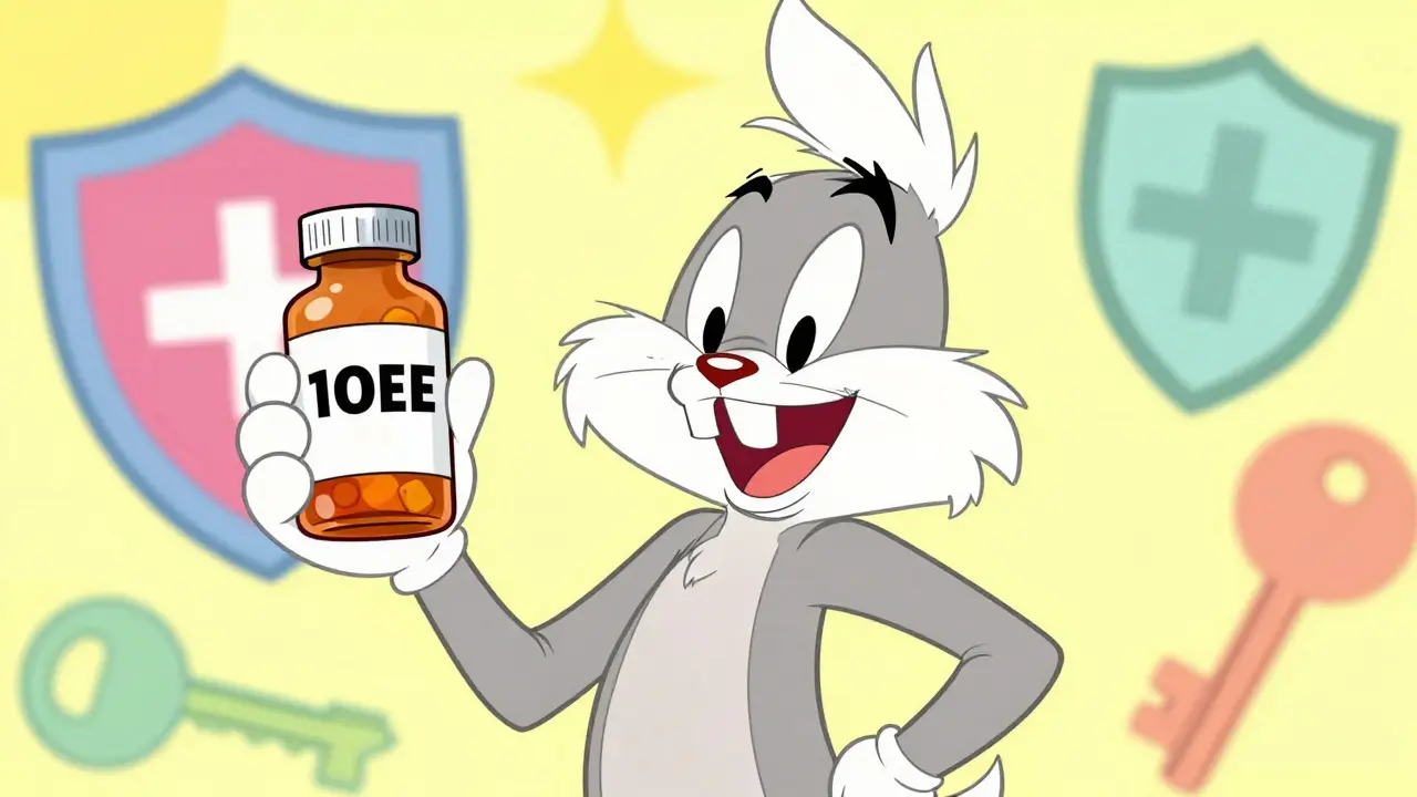 Confident senior holding a clearly labeled medicine bottle, symbolizing independence.